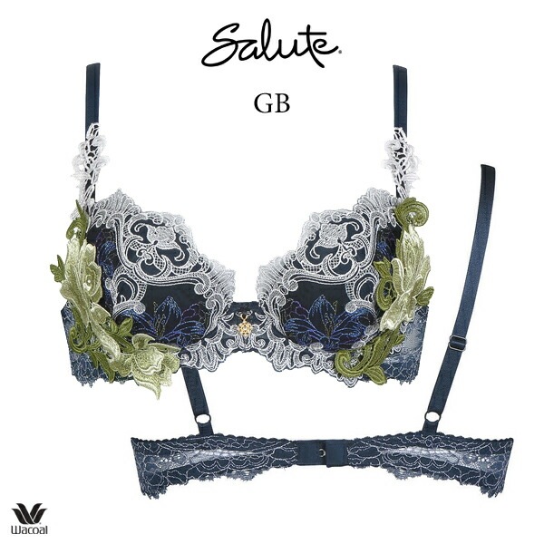 ワコール サルート 82G ブラジャー BTJ482 3/4カップワイヤー P-up