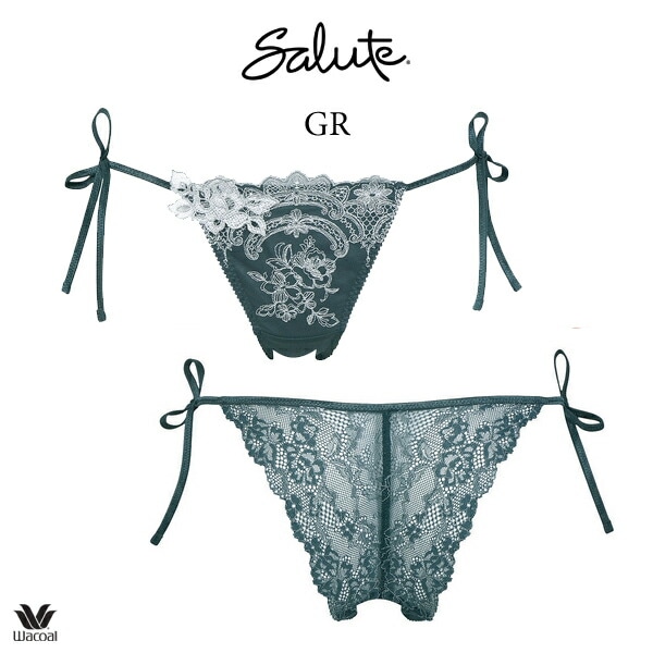 ワコール サルート 74G ショーツ PTJ474 M ソング Tバック ひもパン