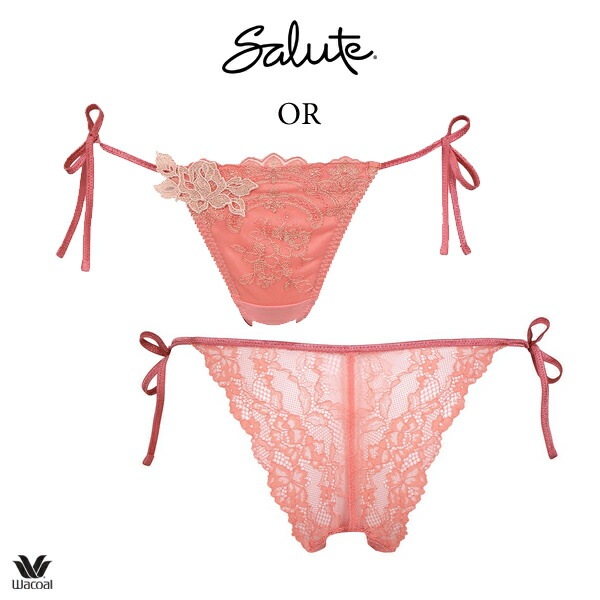ワコール サルート 74G ショーツ PTJ474 M ソング Tバック ひもパン