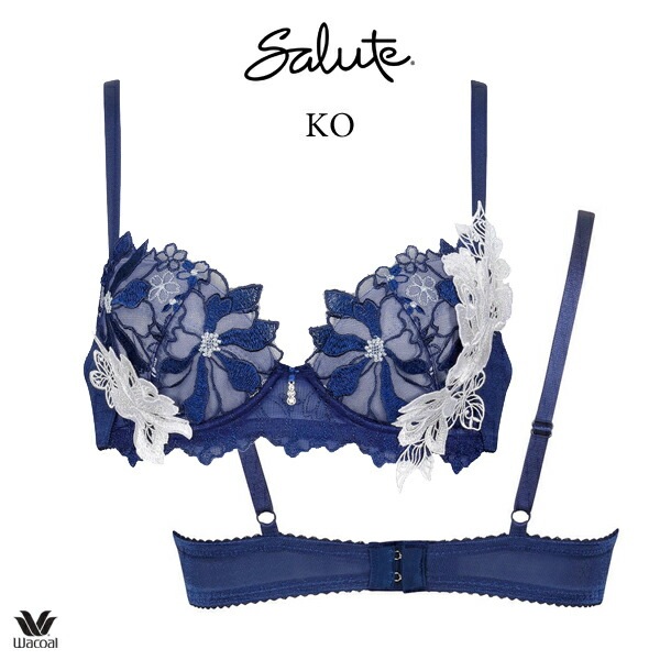 ワコール サルート 96G ブラジャー BTJ496 3/4カップワイヤー P-up