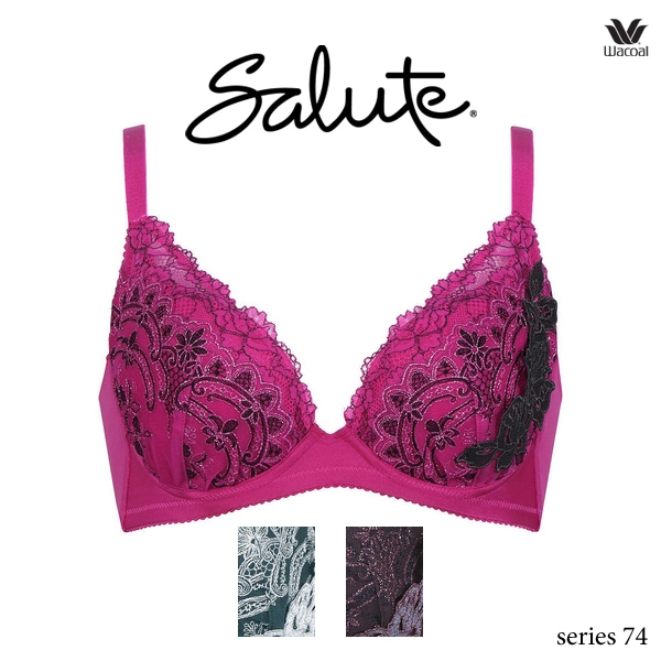 ワコール サルート 74G ブラジャー BTJ774 3/4カップワイヤー 小さく