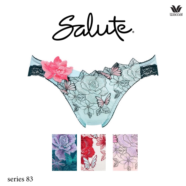 ワコール サルート 83G ショーツ PTJ783ML ハイレッグ ノーマルタイプ