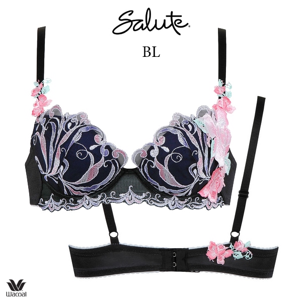 ワコール サルート 66G ブラジャー BTJ466 3/4カップワイヤー P-up