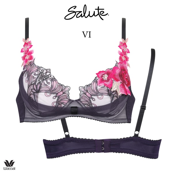 ワコール サルート 61G ブラジャー BTJ761 3/4カップワイヤー