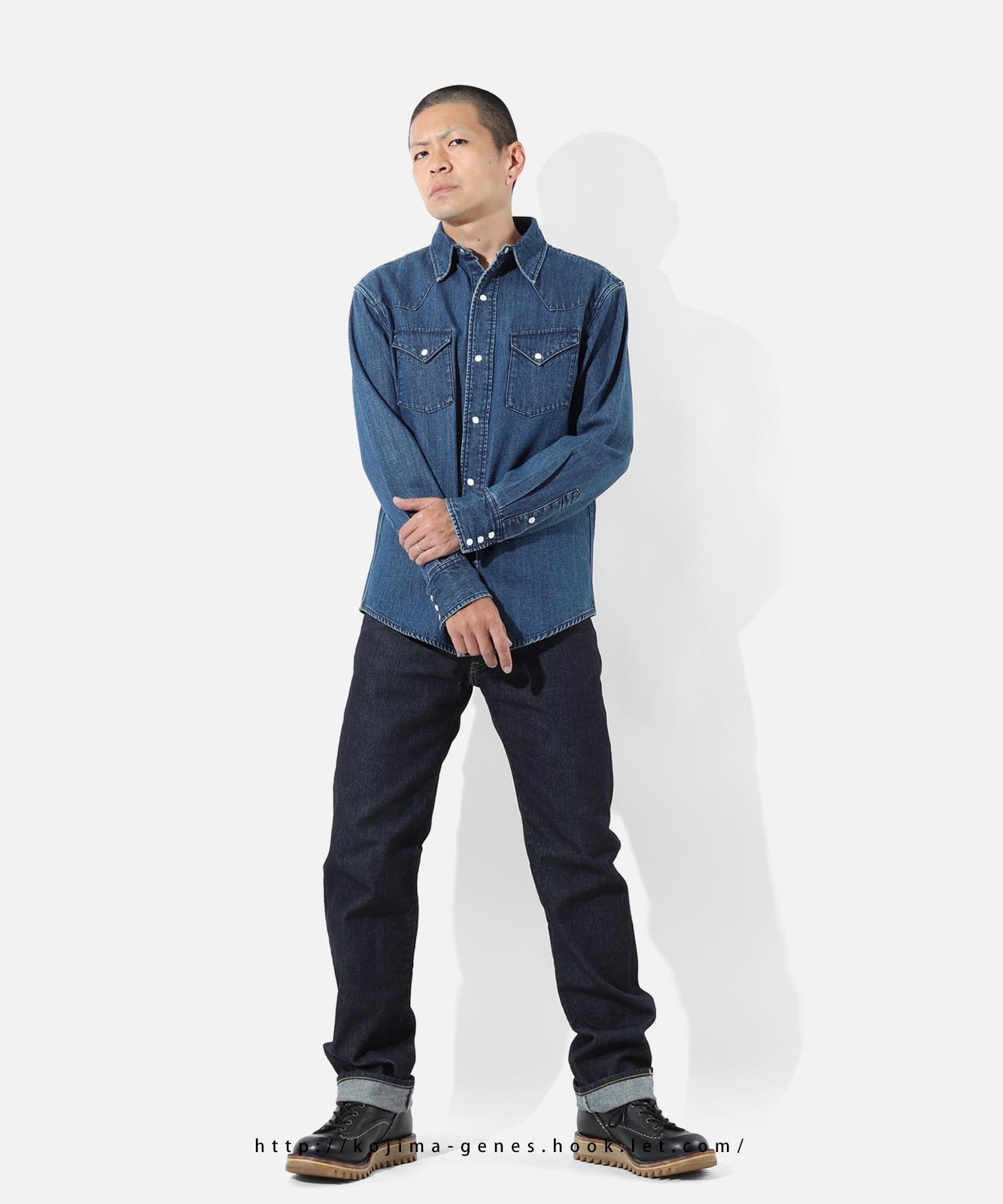 17oz Left Hand Twill Selvedge Slim Straight /17oz左綾セルビッチ