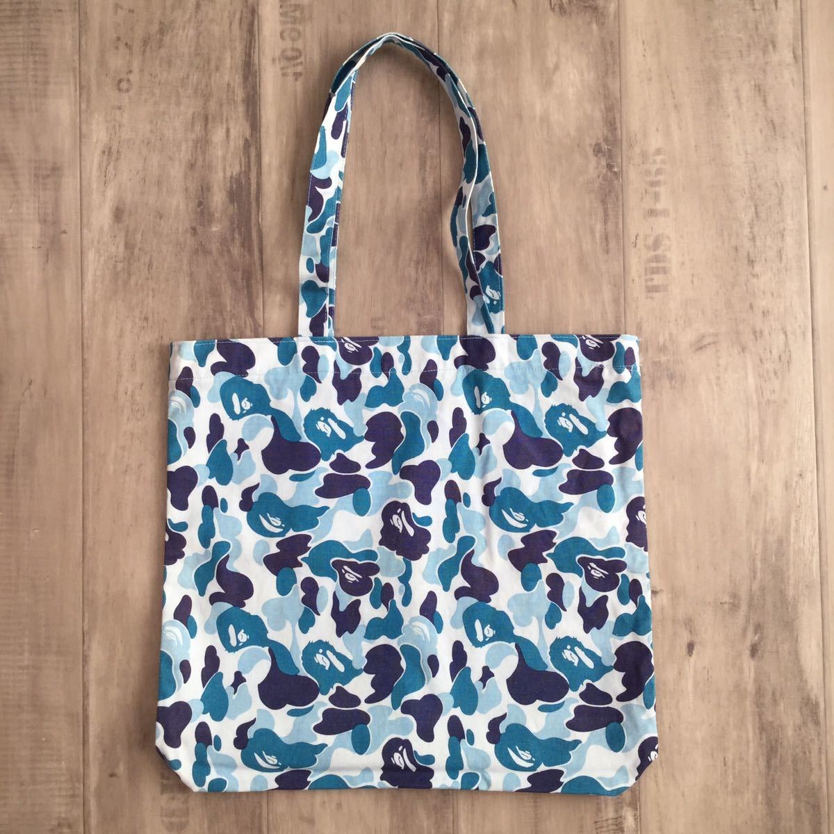☆初期☆ ABC camo blue トートバッグ a bathing ape BAPE tote bag