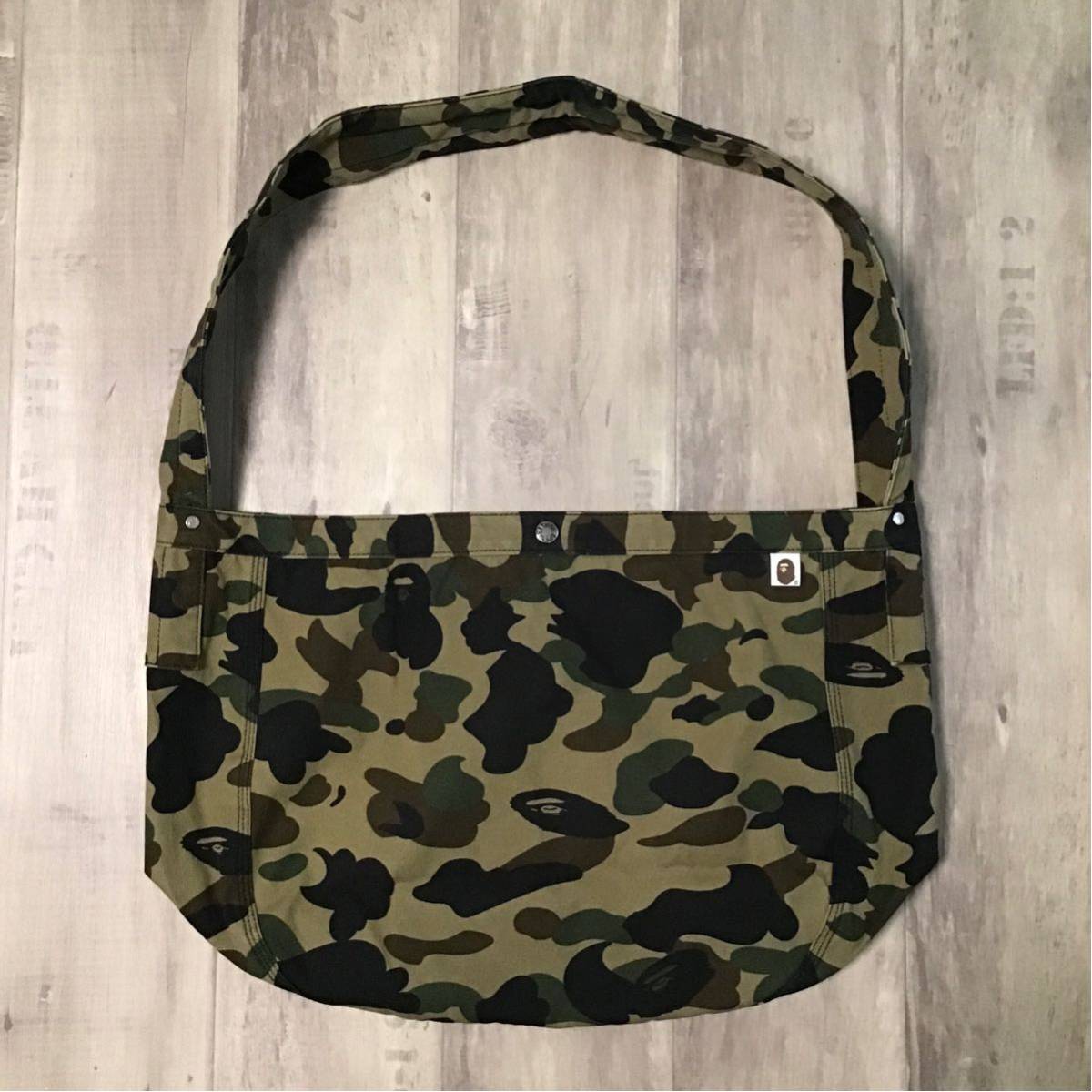 BAPE ショルダーバッグ 1st camo green a bathing ape エイプ ベイプ
