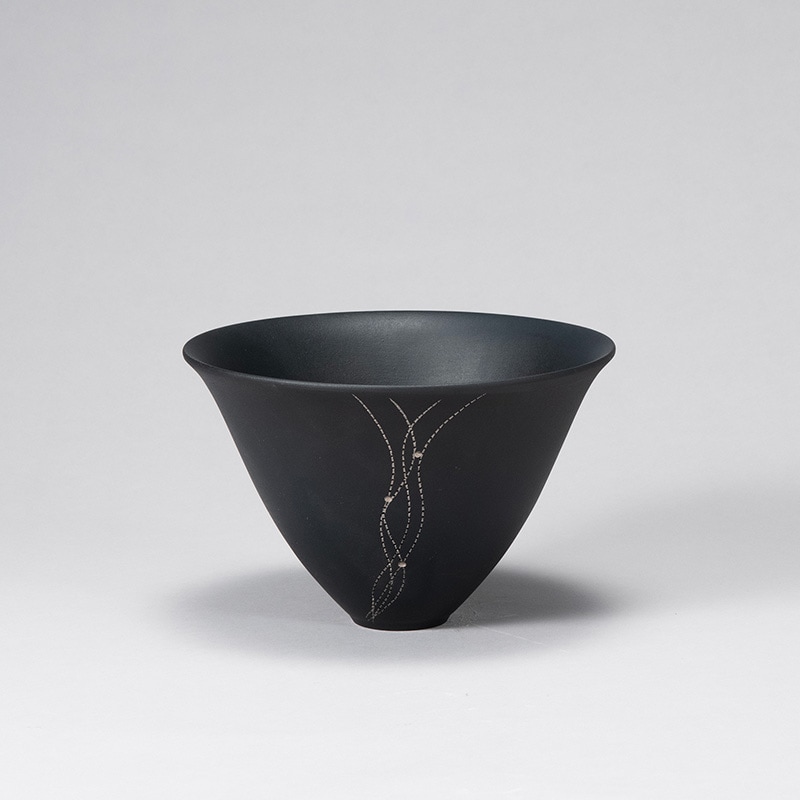 花器 清水焼1810 鉄黒 | 花器・花瓶,陶器,京焼/清水焼 | フラワー