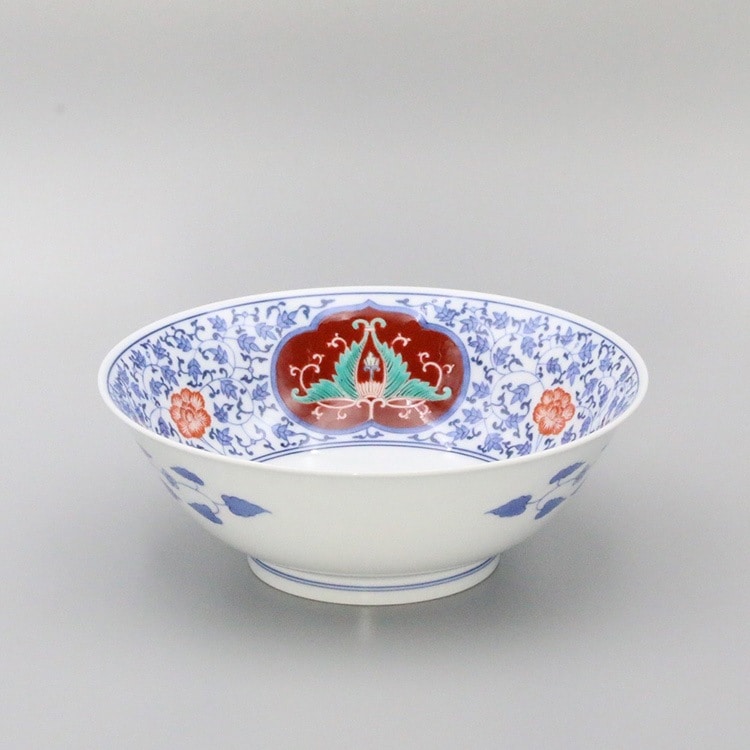 菓子器 7寸 染錦三方割花唐草文 | その他 | 柿右衛門窯公式オンライン