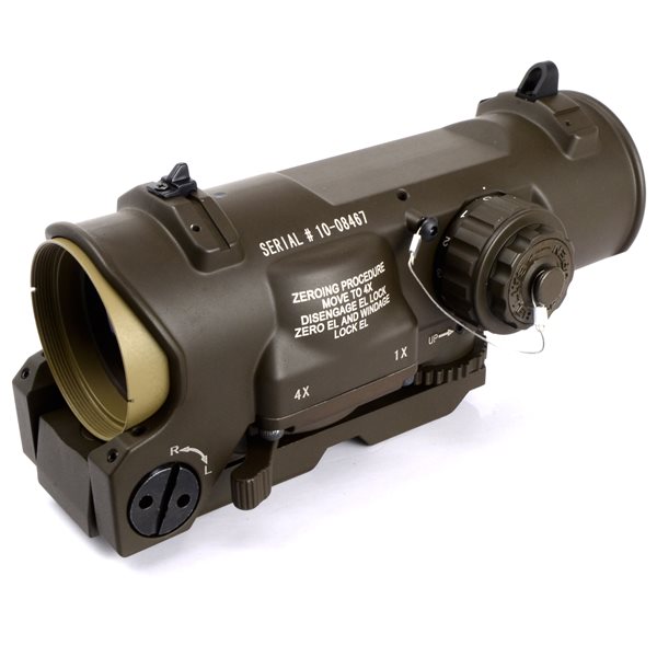 ELCAN Specter DR タイプ 4x 固定倍率 スコープ FDE CX5395レティクル