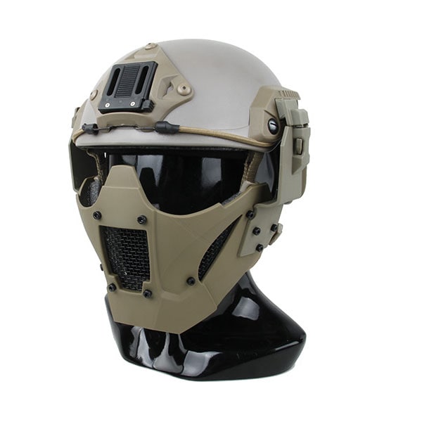 TMC JAY FAST マスク (ヘルメット取付け用アダプター付属) ブラック