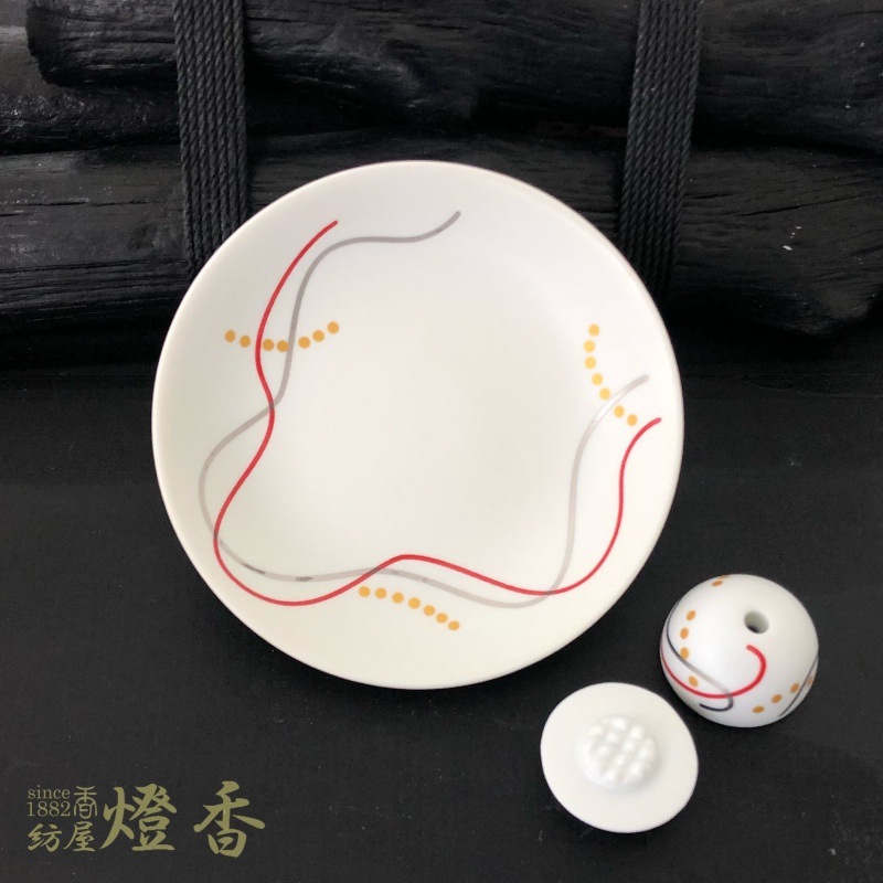 薫寿堂の香器 『香立付香皿 華かんざし【白妙】』マルチタイプ | 全て