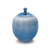 日本香堂の香器『香炉3号【釉彩 金箔(ゆさいきんぱく)】九谷焼