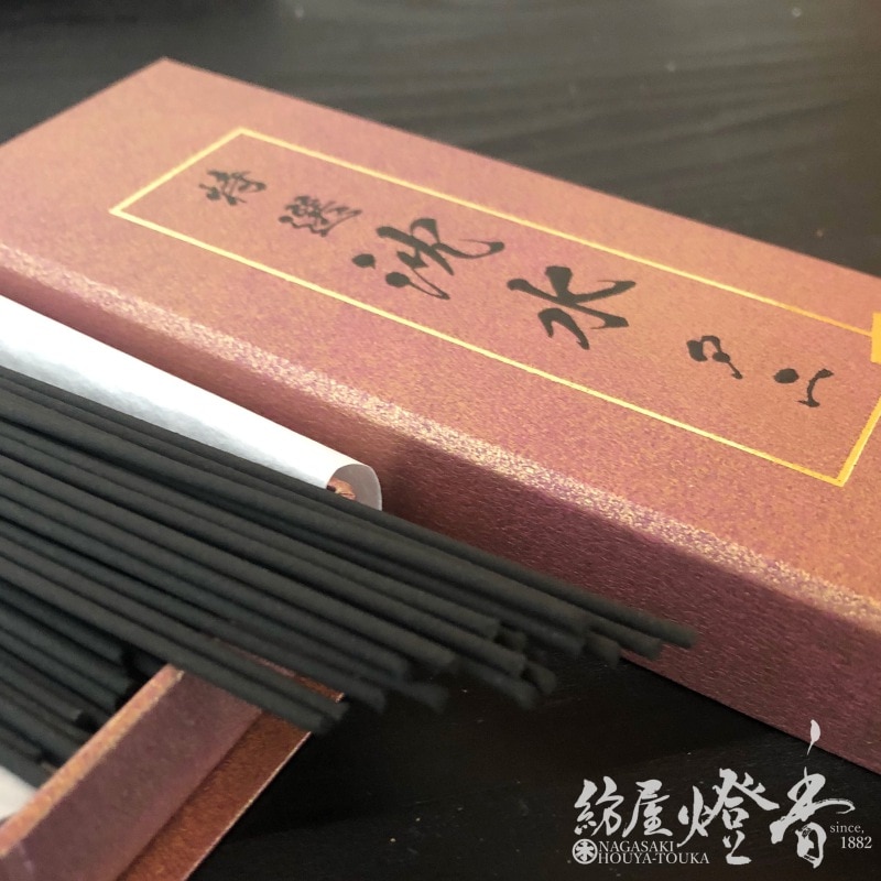 高級線香『タニ沈香一味【特選・沈水タニ-JINSUITANI-】中寸バラ詰紙箱