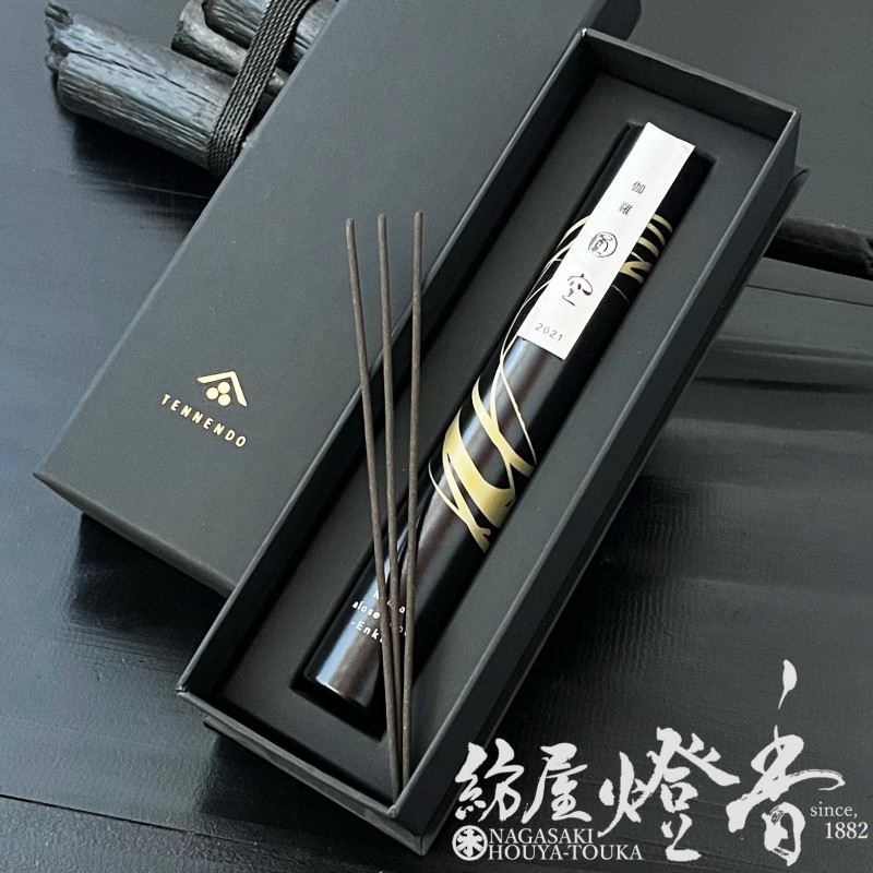 高級線香『緑油伽羅【伽羅・圓空(きゃら・えんくう)-ENKU-/20g[60本