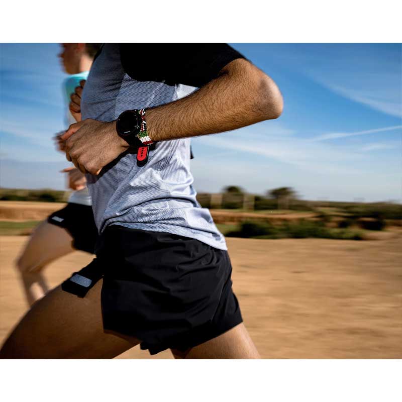 SOAR Running Mens Hot Weather Zip Top BlackBlue メンズランニング