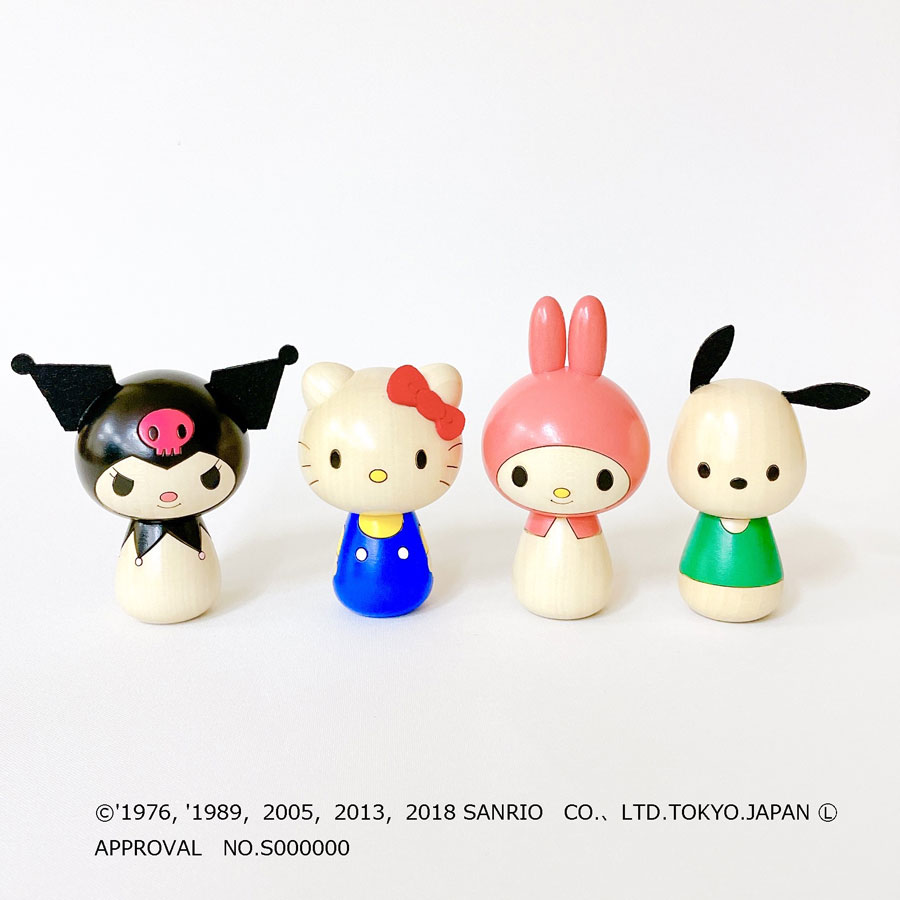 ハロ－キティ こけし 【 キャラクターこけし 】 キティ プレゼント