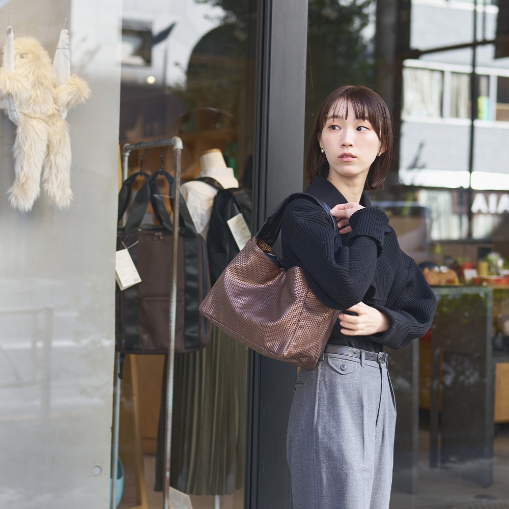 acrylic｜s bag 2way+ METALLICA Copper | KONCENT Web shop｜アッシュ
