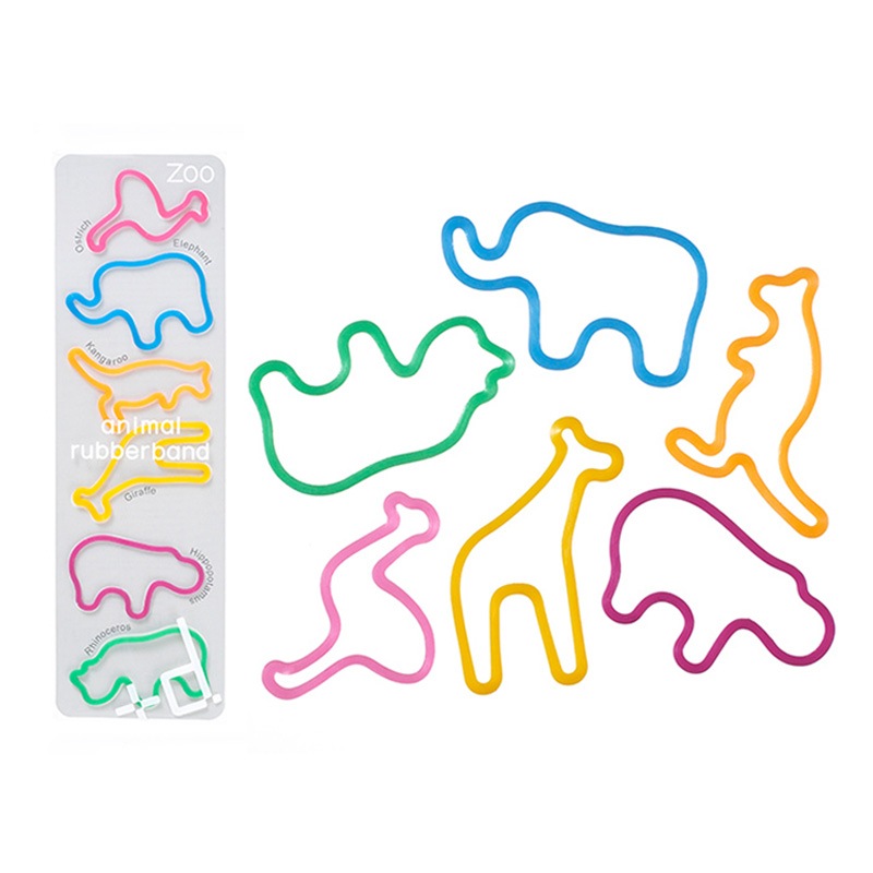 d｜アニマルラバーバンド ズー 6本入 | KONCENT Web shop｜アッシュ