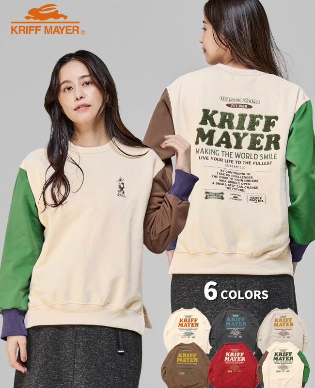 クリフメイヤー[公式] 裏起毛クルー(クリフラビット) LADYS W2527818