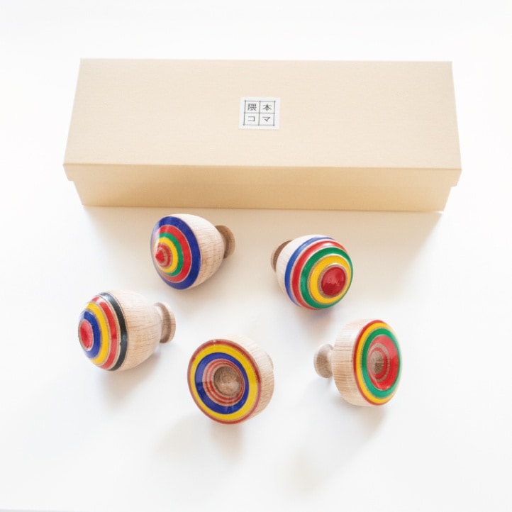 九州のこまセット（5個入）｜隈本コマ公式オンラインショップ