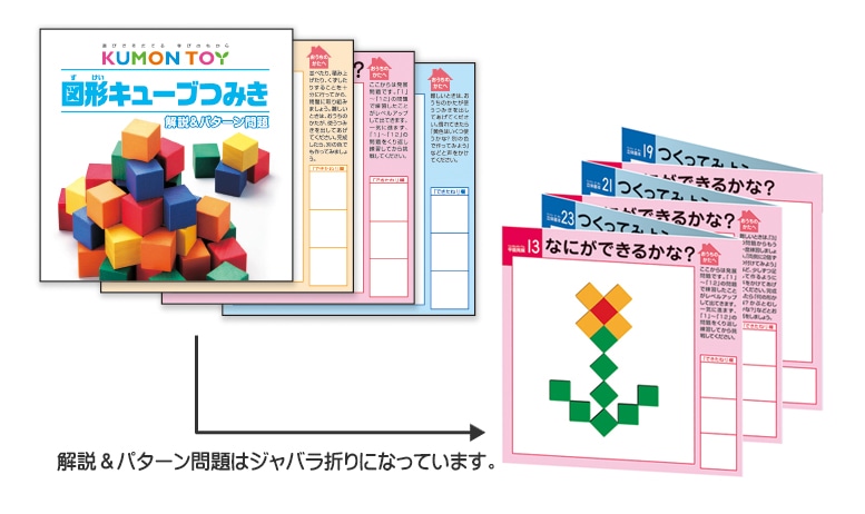 図形キューブつみき 解説書・パターン問題セット | 部品販売,図形