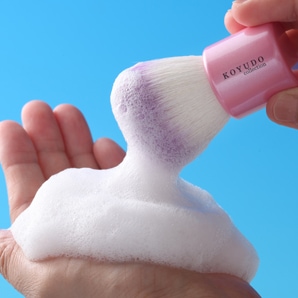 FW-PP】熊野筆フラワー洗顔ブラシ｜洗顔・ボディブラシ｜【晃祐堂