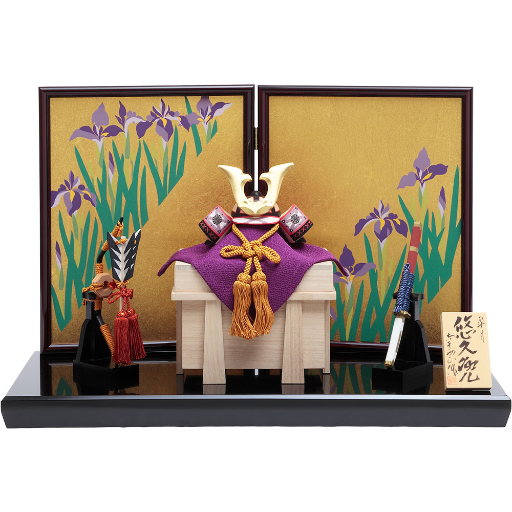 南雲作 伊予一刀彫 悠久兜弓太刀付 5G-H26 | 一刀彫 | 【公式】 人形の