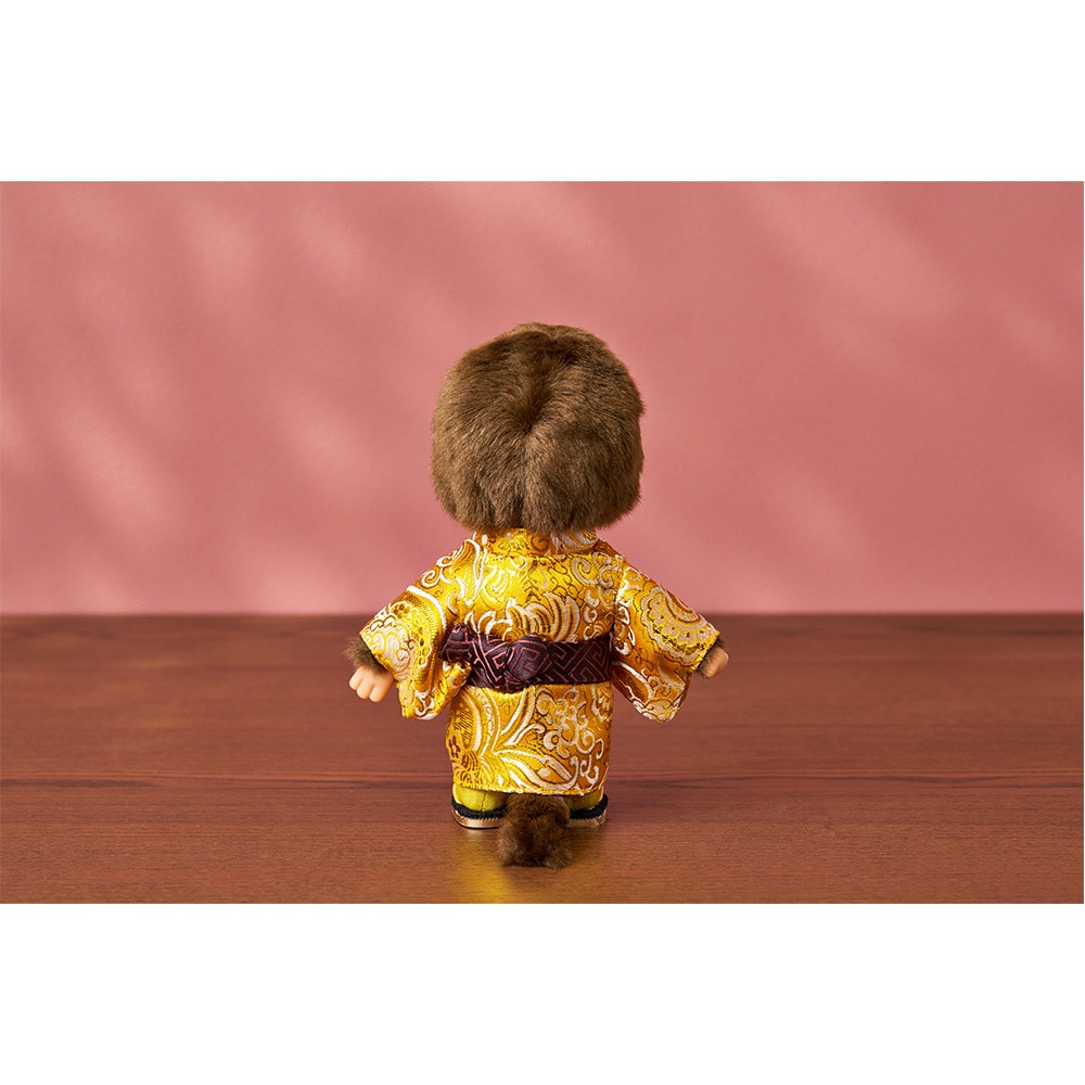 久月オリジナル お着物モンチッチ 男の子 金 IPM-80-Z | ぬいぐるみ