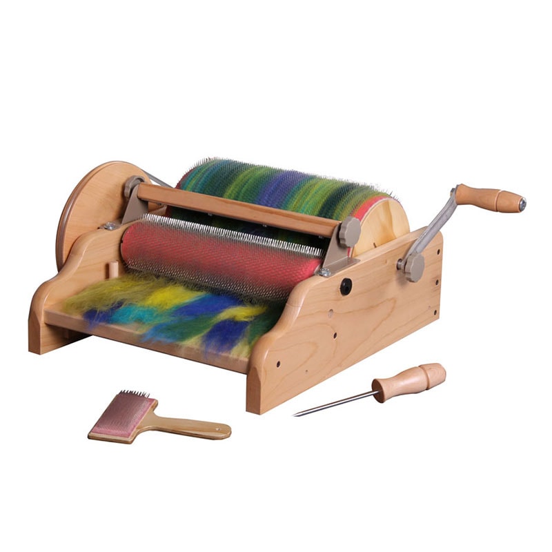 アシュフォード ワイドドラムカーダー ラッカー塗装 ＜紡ぎ車 紡ぎ