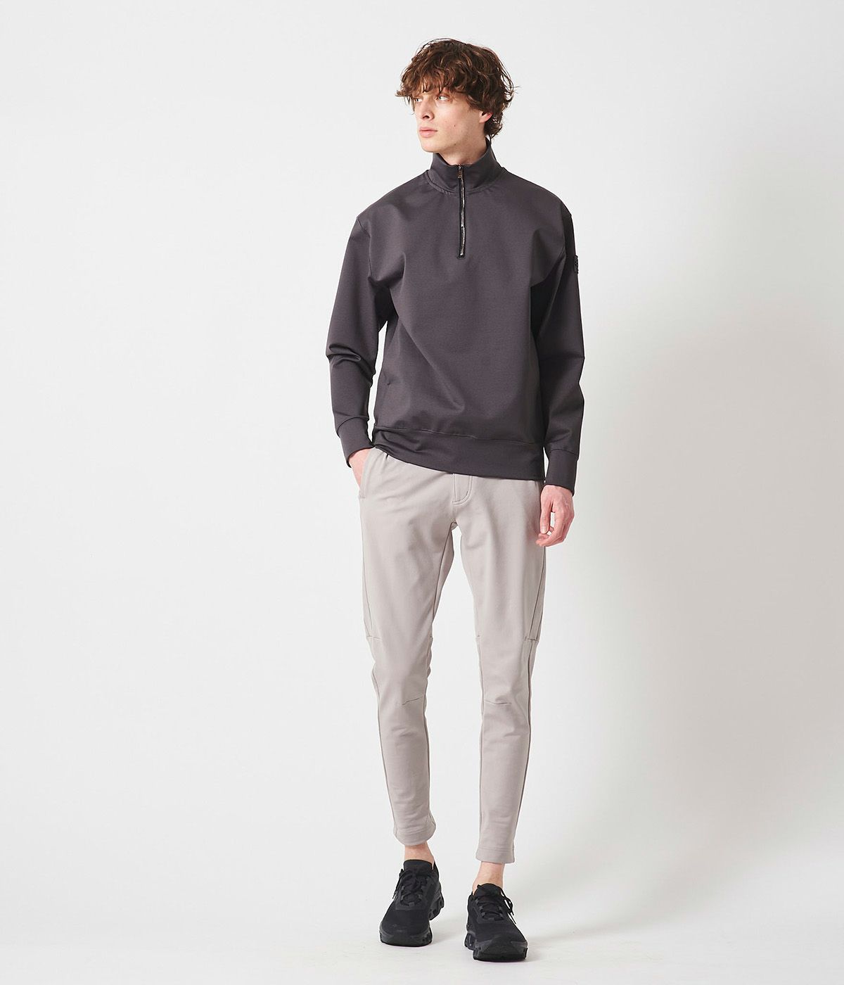 JH+ HALF ZIP PULLOVER /1102320034 / MEN | BRAND,junhashimoto
