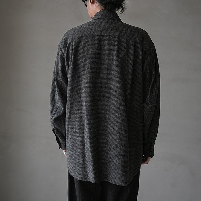 20%OFF】(ys-25aw-12) YOKOSAKAMOTO(ヨーコサカモト) /SHIRT JACKET