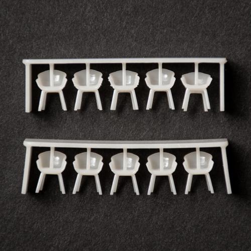 レモン インテリア模型 椅子D 1/100 | 建築模型材料,家具・人の表現