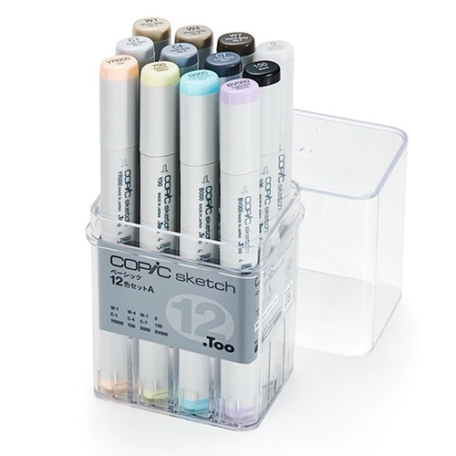 コピックスケッチ ベーシック12色セットA | 設計製図・デザイン用品