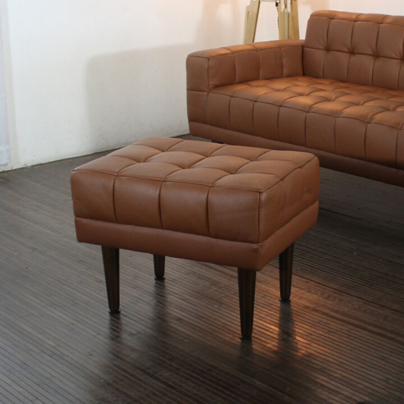 オットマン スツール 本革 1人掛けソファ ダイニング ラウンジ