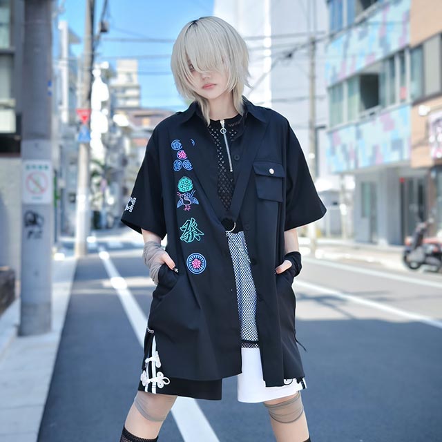 インヤンチャイナ ジャージハーフパンツ【TWO-TONE】｜LISTEN FLAVOR