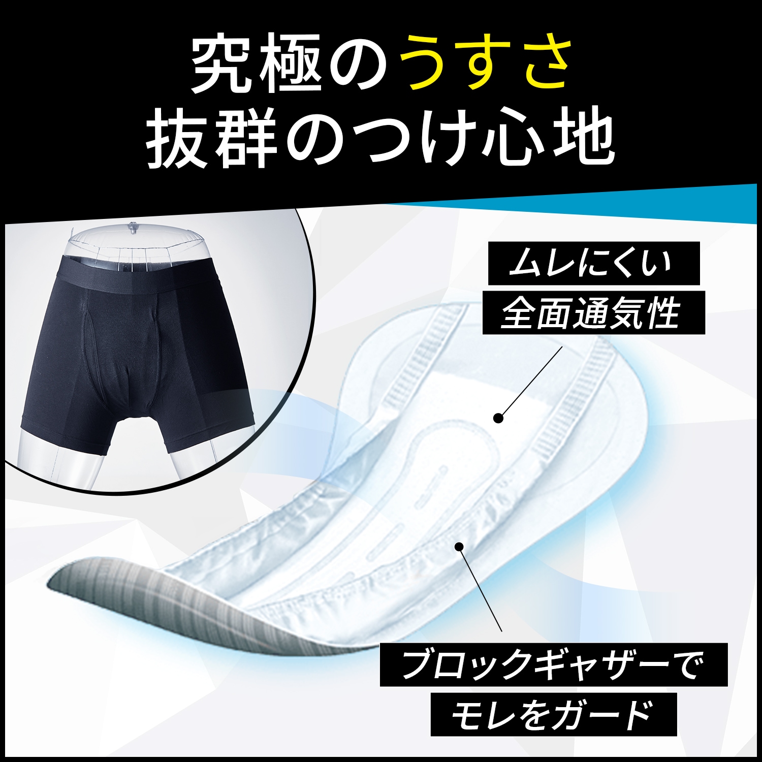 リフレ 超うす安心パッド 男性用 200cc 14枚入 ｜ 軽失禁,超うす安心