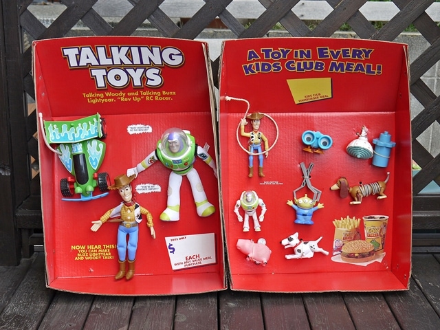 TOY STORY BURGER KING Display box トイストーリー バーガーキング