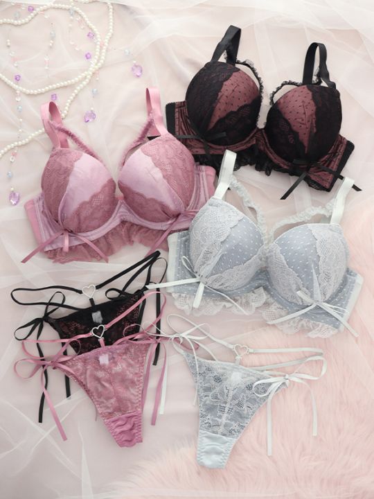 ブラ＆Tバックセット｜かわいい下着・ランジェリーの通販【LOVERAN