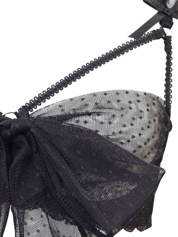 Ribonneブラ＆オープンショーツセット｜かわいい下着・ランジェリーの