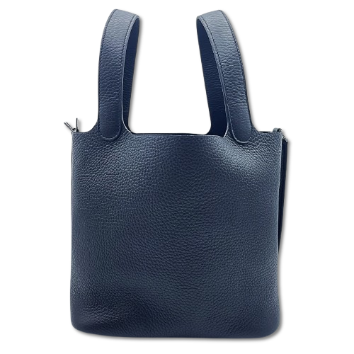 エルメス ピコタンロック MM ノワール トゴ シルバー金具 W刻印