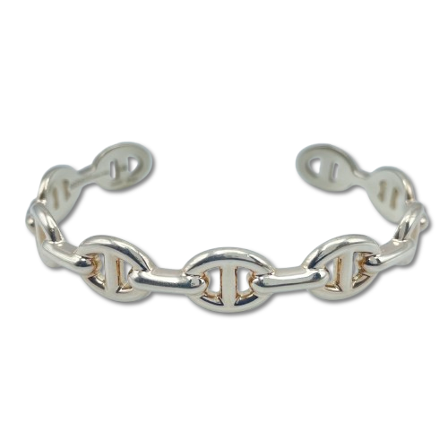 エルメス シェーヌ・ダンクル アンシェネ バングル LG シルバー925