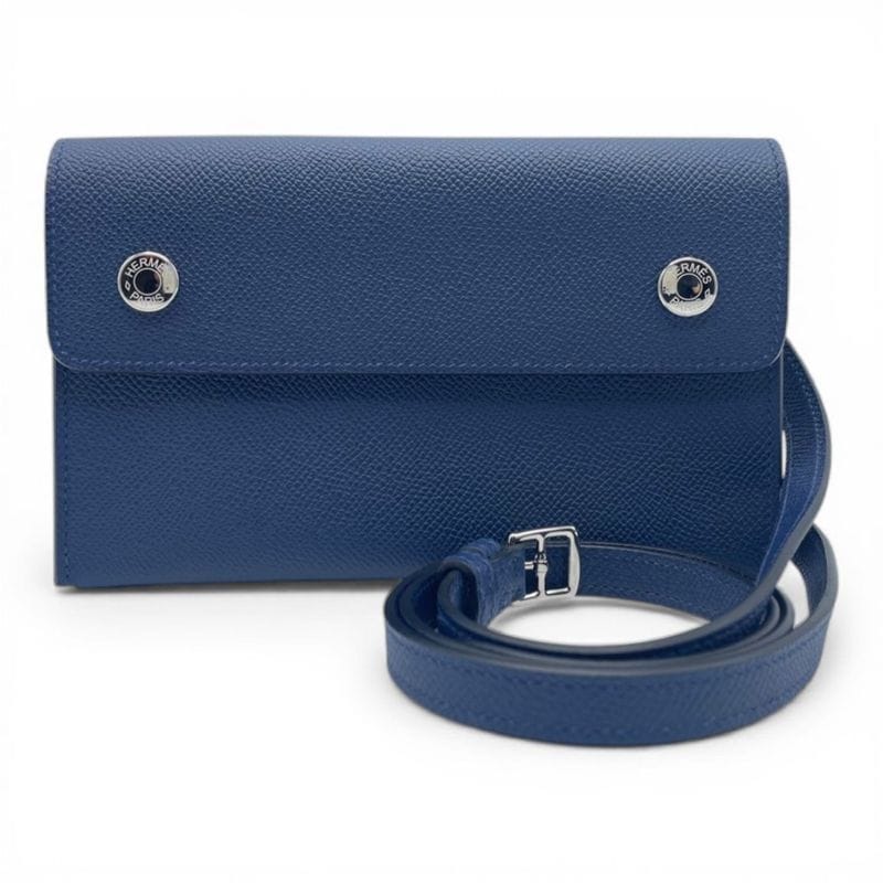 エルメス シェーヌ・ダンクル ブローチ エタン ヴォーエプソン/メタル