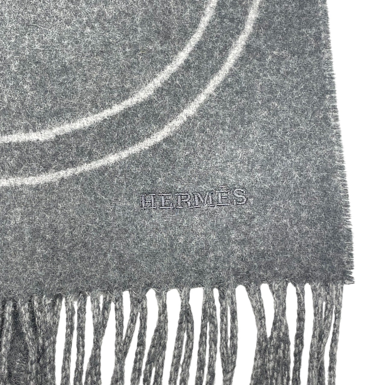 エルメス マフラー メタル・エケストル 40×170 トープ / グレージュ