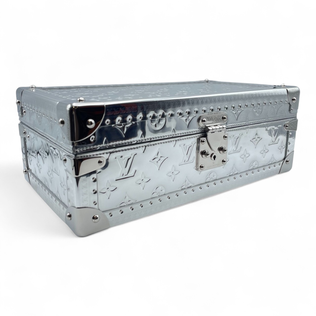 ルイ・ヴィトン コフレ8モントル 腕時計ケース シルバー モノグラム