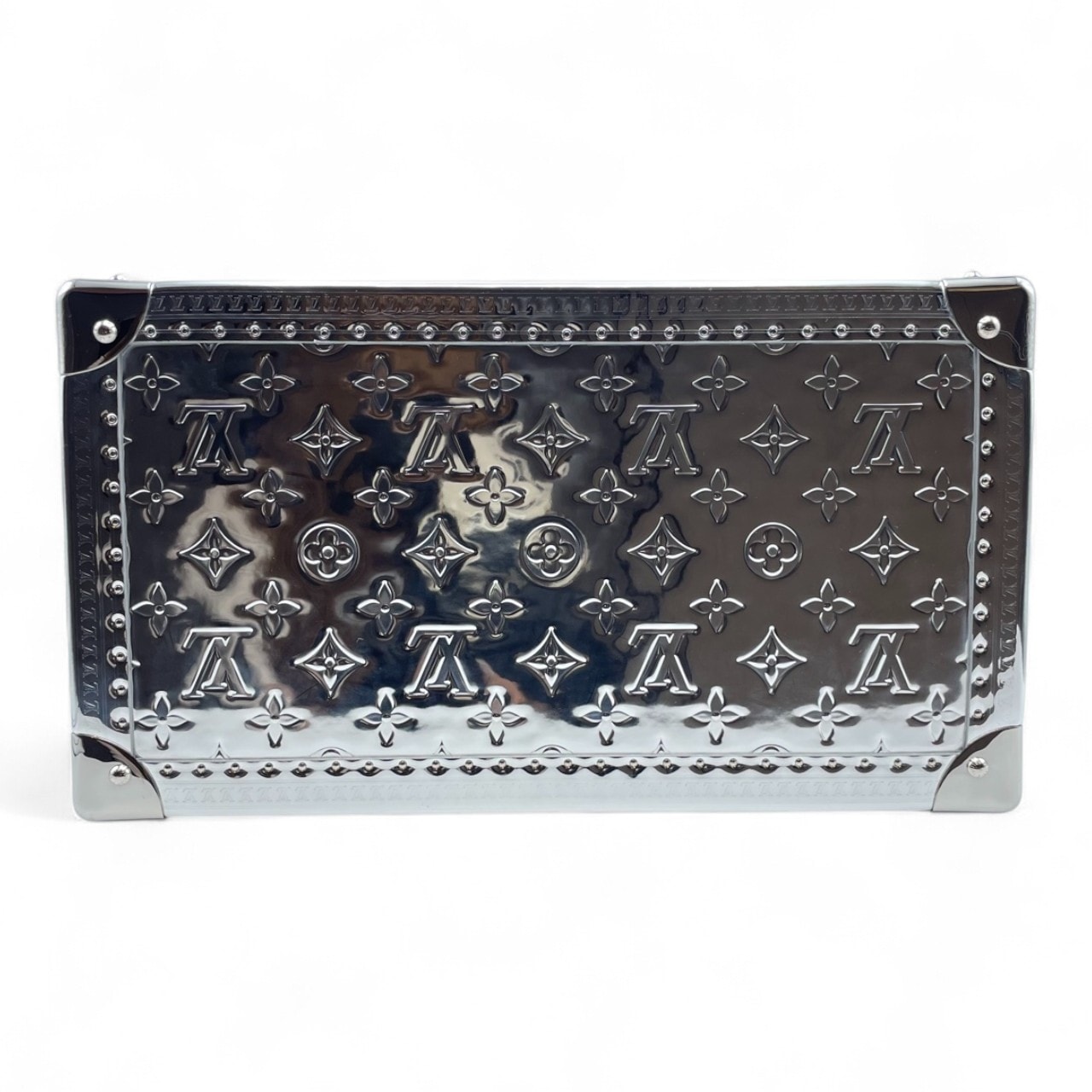 ルイ・ヴィトン コフレ8モントル 腕時計ケース シルバー モノグラム