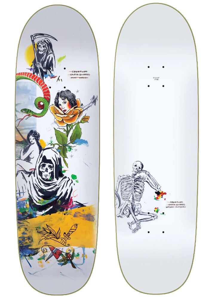 X-girl × 電影少女 桂正和 スケートボード デッキ 【公式通販】