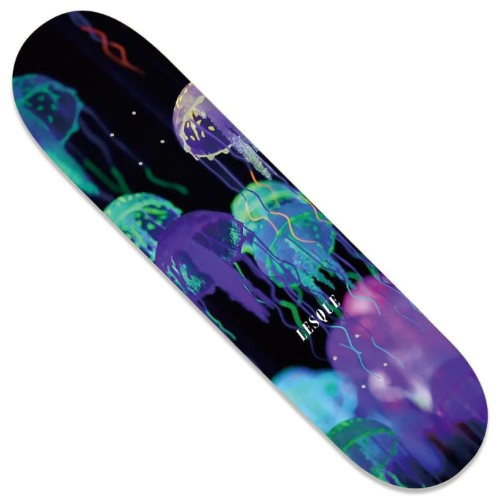 スケボー デッキ スケートボード LESQUE レスケ 7.5インチ NEON JELLY