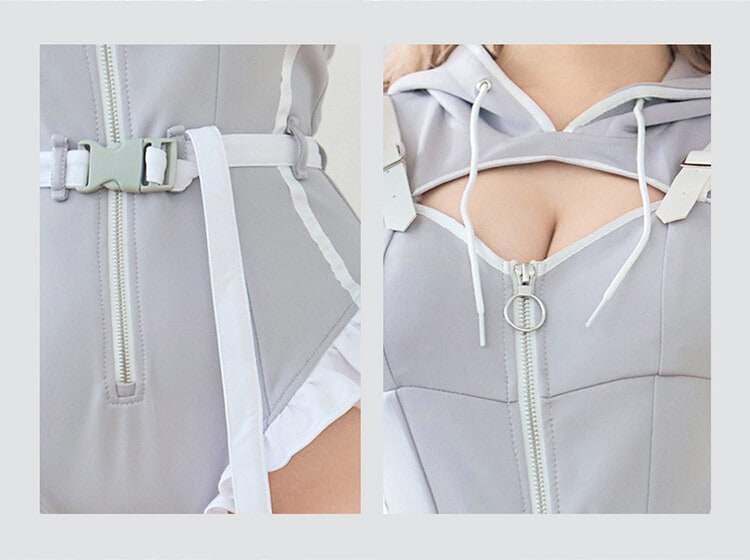 即日発送】フリルジップスウェットバニー《オリジナルコスプレ8点