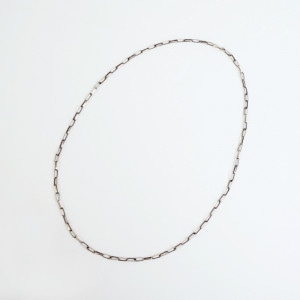 60cm 3.5mm幅 ナバホハンドメイドチェーンHCOX ホピチェーンいぶし